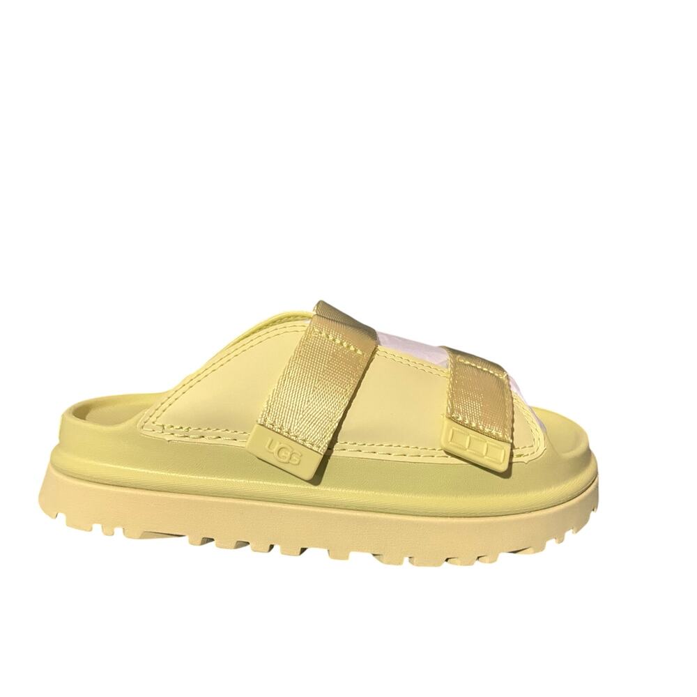UGG K GoldenGlow Slide Sandal Youth Size 4 Women’s 5.5 Butter Yellow New in Box